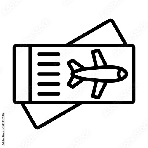 Plane ticket Icon