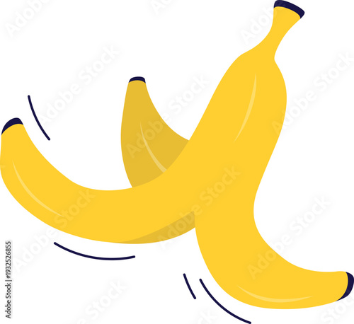 Banana Peel Slip Icon