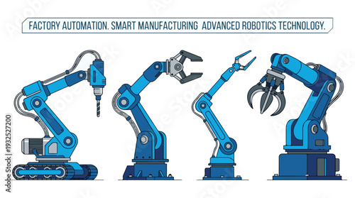Industrial Robotic Arms for Factory Automation and Smart Manufacturing