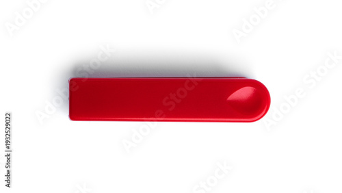 Foto Red stapler on a white background. High quality photo