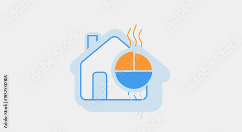 Energy efficient home heating system.