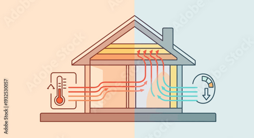 House Ventilation System Diagram.