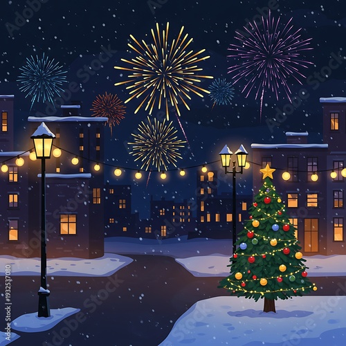 Midnight Fireworks & Winter Wishes
