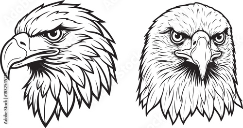 Eagle realistic tattoo