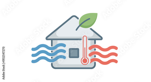 Eco friendly house temperature control system.