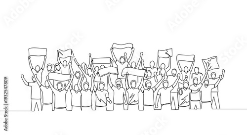 Monoline illustration of various drinks in glass and mug on a transparent background with intricate linear design and playful style