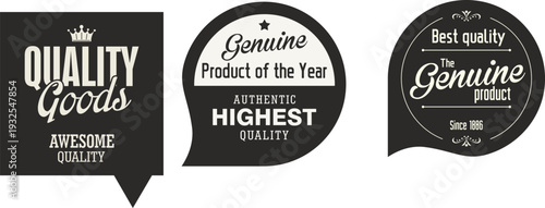 Quality assurance labels and seals