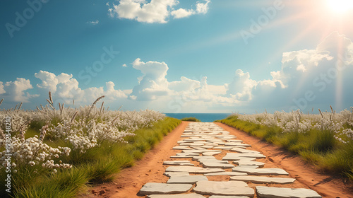 path eternal leading heavenly paradise