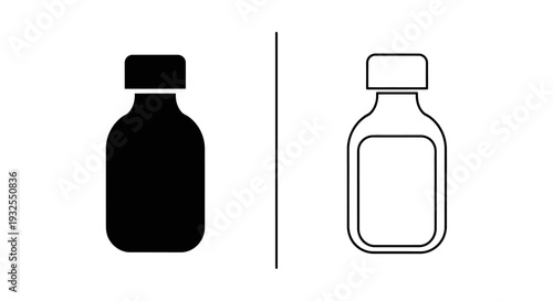 Bottle design: iconic dropper bottle Vector