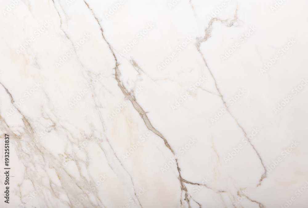Obraz premium White marble surface with natural veining