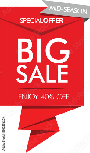 Mid-season special offer big sale enjoy 40 percent off