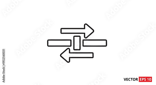 Arrows Indicating Exchange and Directional Flow.