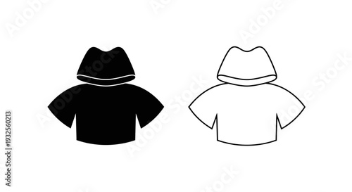 Minimal hoodie designs Vector