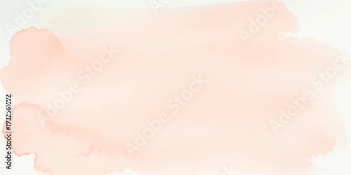 Light peach watercolor wash with subtle texture and soft edges, airy background for design