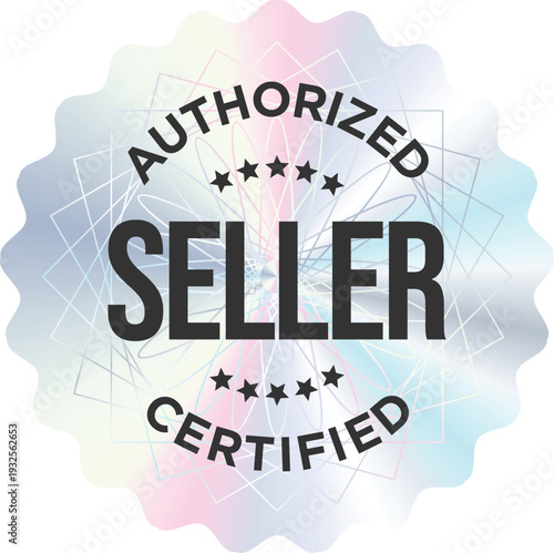 Authorized seller certified badge with star ratings