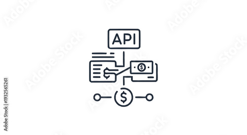 API integration for financial transactions and data exchange.