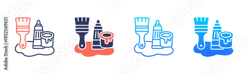 Roof Sealant Icon Pack In Multiple Styles