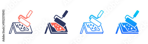 Roof Waterproofing Icon Pack In Multiple Styles