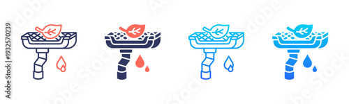 Roof Drain Filter Icon Pack In Multiple Styles