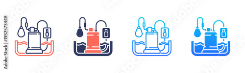 Sump Pump Icon Pack In Multiple Styles