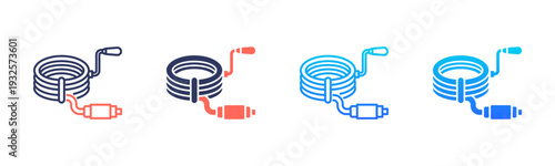 Drain Snake Icon Pack In Multiple Styles