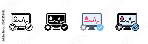 Blood Diagnostics Icon Pack In Multiple Styles