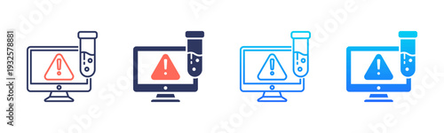 Disease Detection Icon Pack In Multiple Styles
