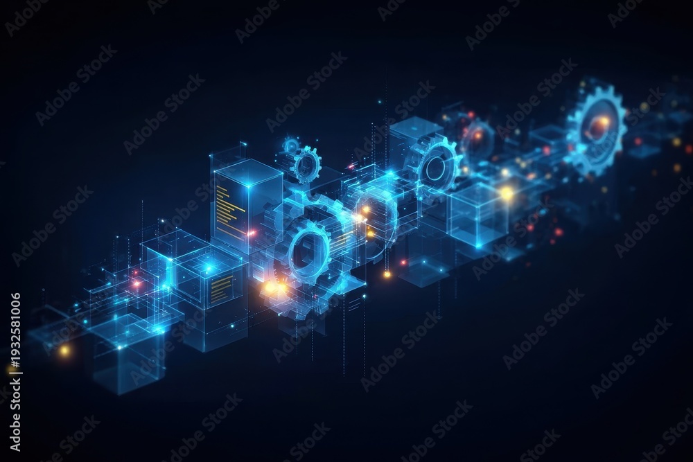 Obraz premium Strategic engineering analysis can generate insight for development, where optimization boosts real productivity.