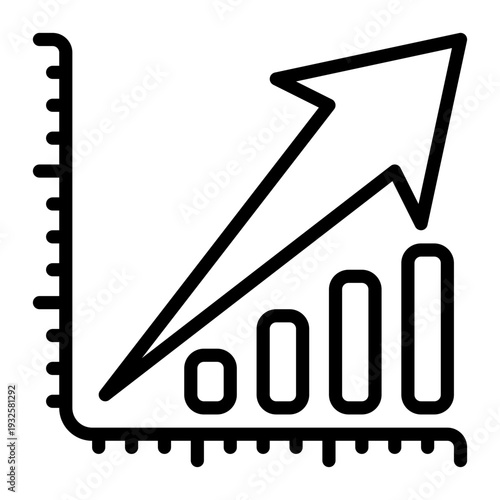 Arrow icon, line icon style