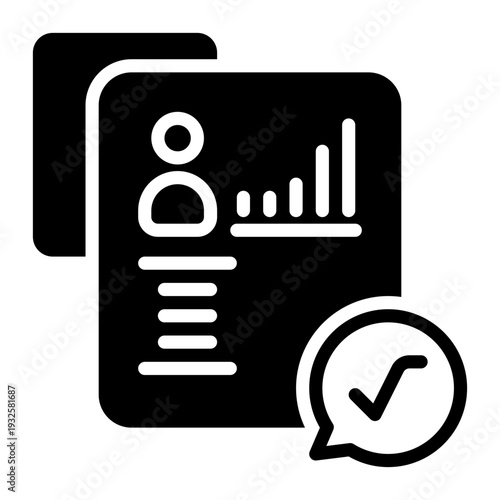 resume icon, glyph icon style