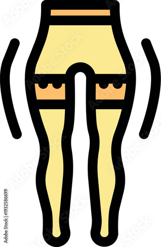 Medical compression hosiery improving blood circulation in legs, preventing swelling and discomfort