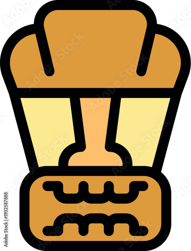 Rescue parachute descending slowly, offering a lifeline in critical situations, ensuring a controlled and secure descent from heights