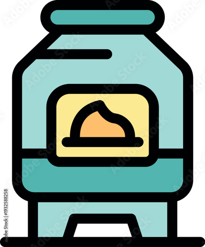 Pellet stove providing eco friendly warmth, utilizing renewable biomass fuel for efficient and sustainable heating