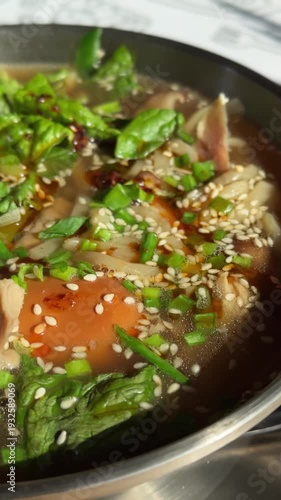 chicken and vegetable soup