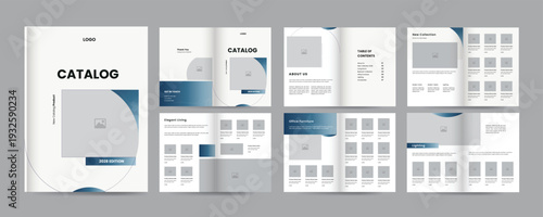 Corporate Multipurpose Product Catalog Layout, Modern Minimalist Furniture Product Catalog