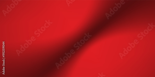 Red studio background. Abstract limbo podium studio room. Dark red gradient wall floor and spotlight scene.