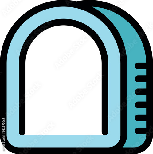 Open pet door allowing pets to freely enter and exit, enhancing convenience and independence