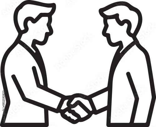 Two man Handshake for Business drill success