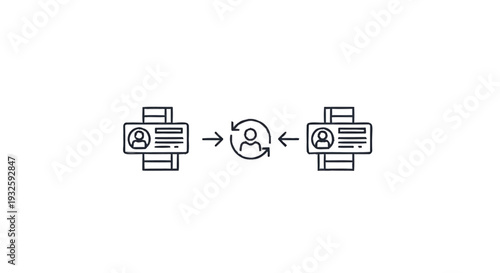 Identity Card Exchange and Synchronization Concept.