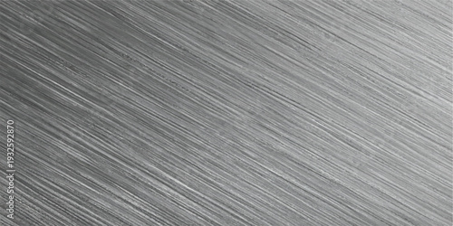 Brushed Metal Texture, Diagonal Brushed Steel, Metallic Surface, Silver Grey Industrial Background, Fine Lines