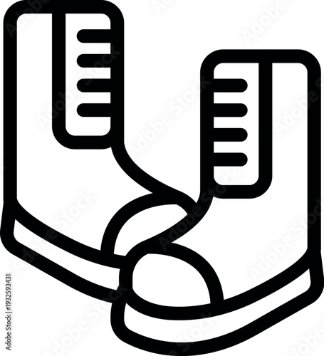 Warm winter boots isolated on white background, providing comfort and protection during cold season