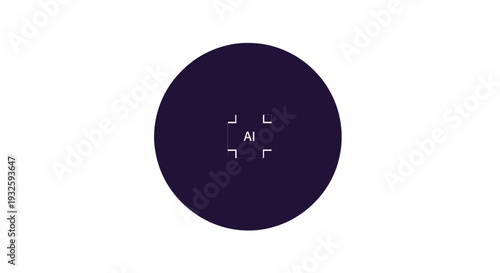 Dark purple circle with AI symbol in the center.