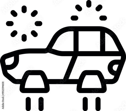 Futuristic flying car hovering, representing innovative transportation solutions and advanced technology