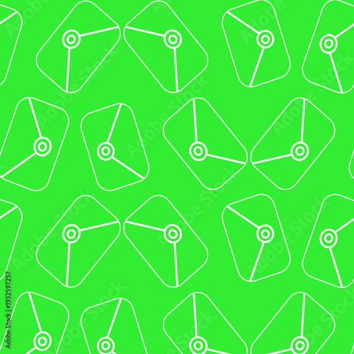 Minimal Tag Line Pattern on Bright Green Background