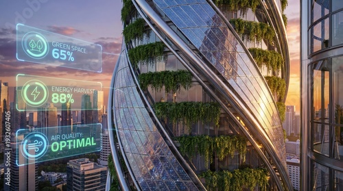 A building with a green roof and a sign that says 