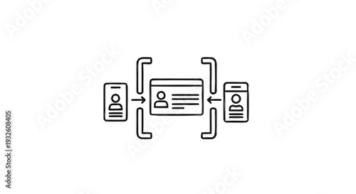 Identity Verification Process with Digital Identification Cards.