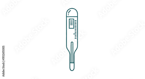 Digital Thermometer Medical Device for Temperature Measurement.