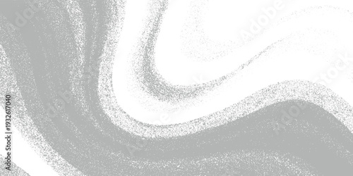 Abstract grey and white grainy swirling pattern with textured bands