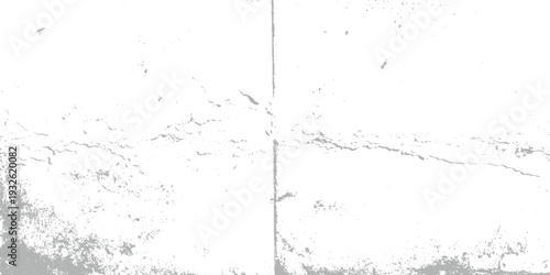 Cracked concrete texture with subtle grey lines and speckles on white background