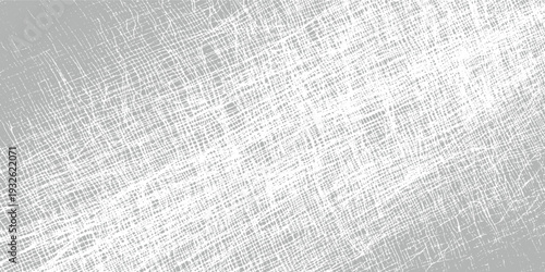 Subtle distressed grey background with fine white crisscross scratches and textured pattern